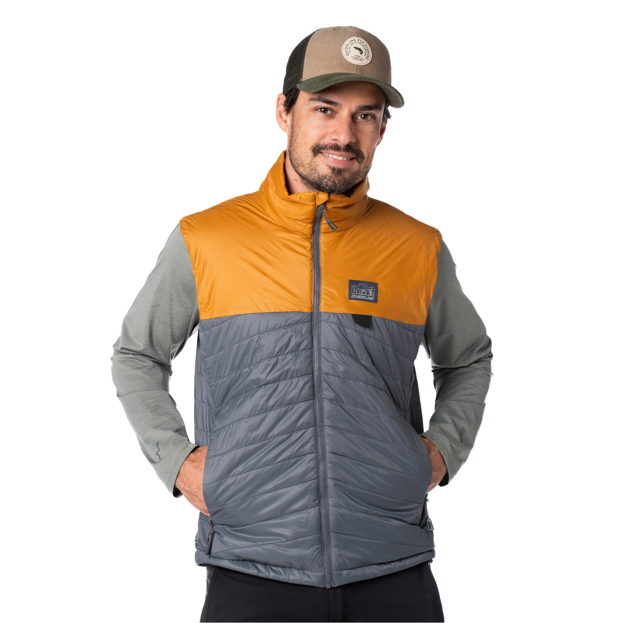 Guideline Loft 2.0 Vest – Dk Gold/Iron - Fin & Game