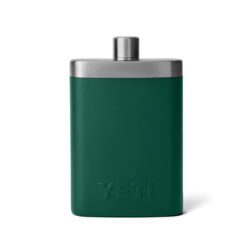 YETI Rambler Flask – Black Forest Green - Fin & Game