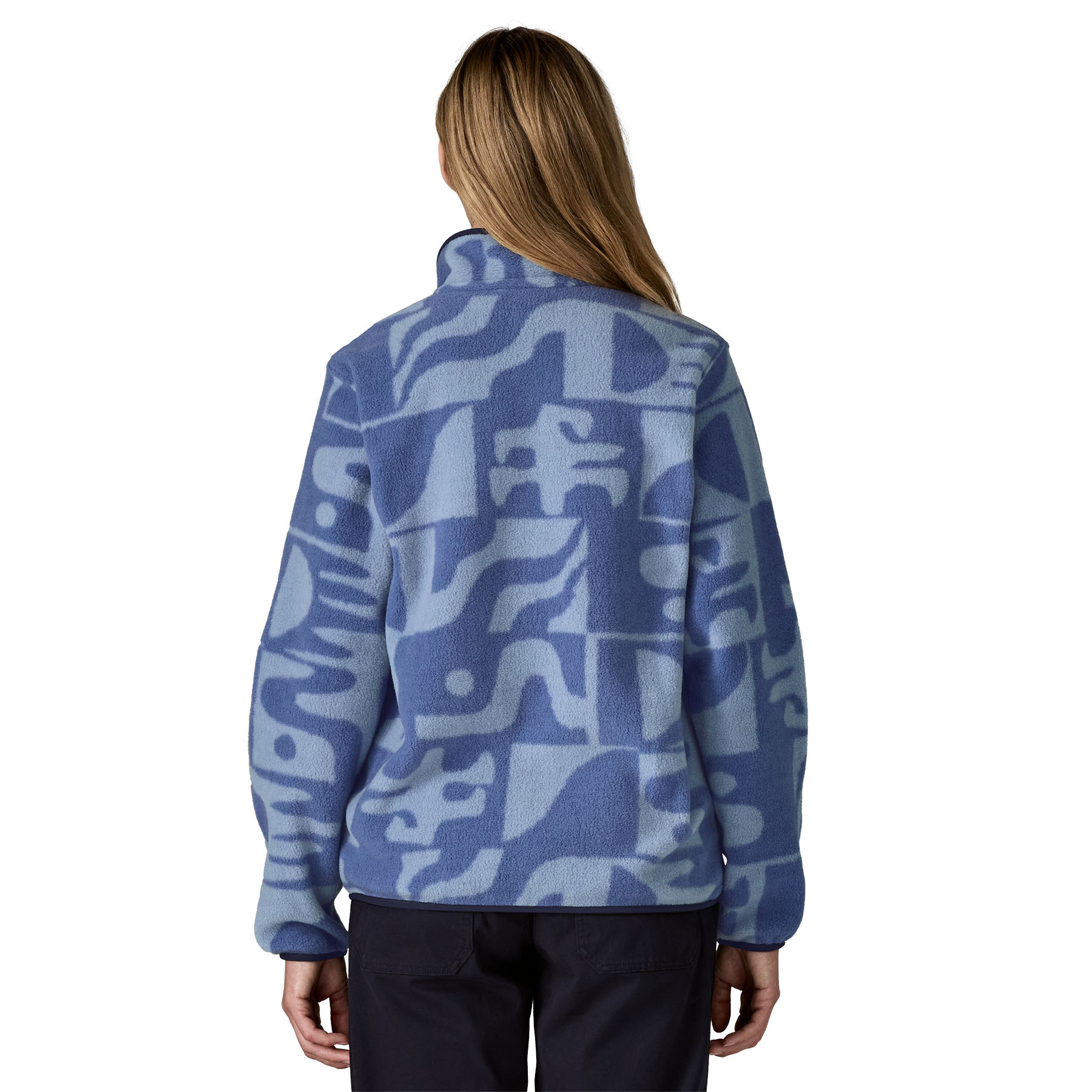 Patagonia Women’s LW Synch Snap-T Pullover – Mother Tree Barnacle Blue - Fin & Game