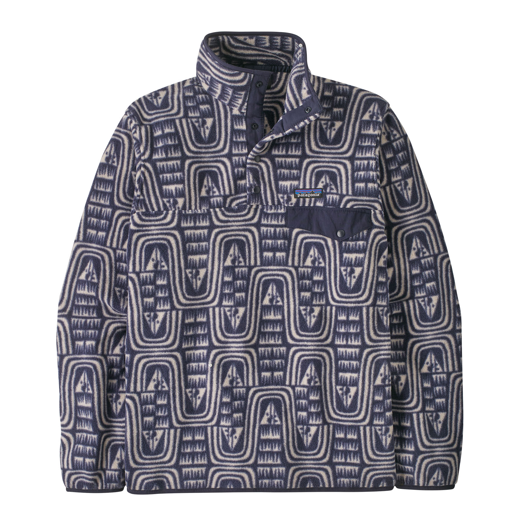 Patagonia Men’s LW Synch Snap-T Pullover – Flow Sunken Blue - Fin & Game