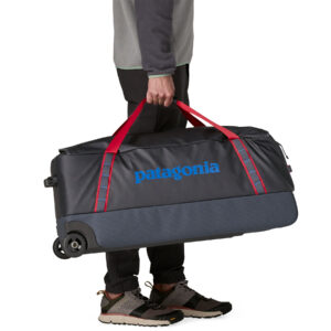 Patagonia Black Hole Wheeled Duffel 100L - Smoulder Blue Amanita Red - Image 4