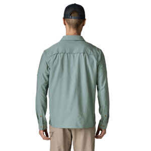 Patagonia Men's L/S Self Guided Sun Shirt - Blue Sage - Image 3