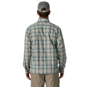 Patagonia Men's L/S Island Hopper Shirt - Longshore Dyno White - Image 3