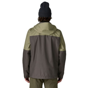 Patagonia Men's Boulder Fork Rain Jacket - Forge Grey River Rock Green - Image 4