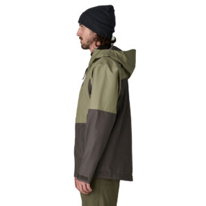 Patagonia Men's Boulder Fork Rain Jacket - Forge Grey River Rock Green - Image 3