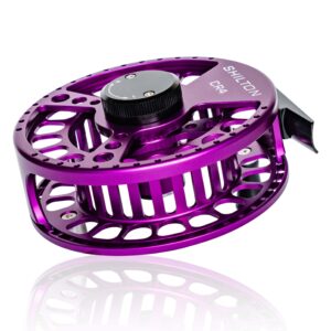 Shilton CR4 Custom Series Fly Reel - Purple/ Black - Image 3