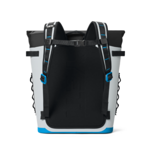 YETI Hopper M20 Soft Cooler Backpack - Fog Grey/Blue - Image 4